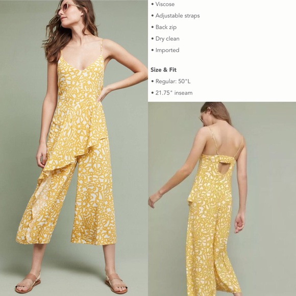 Anthropologie Pants - Daytrip jumpsuit by Maeve, 14, NWT